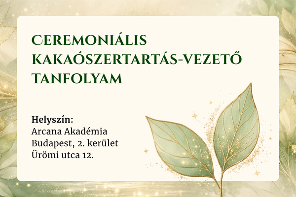 Ceremoniális kakaószertartás-vezető tanfolyam